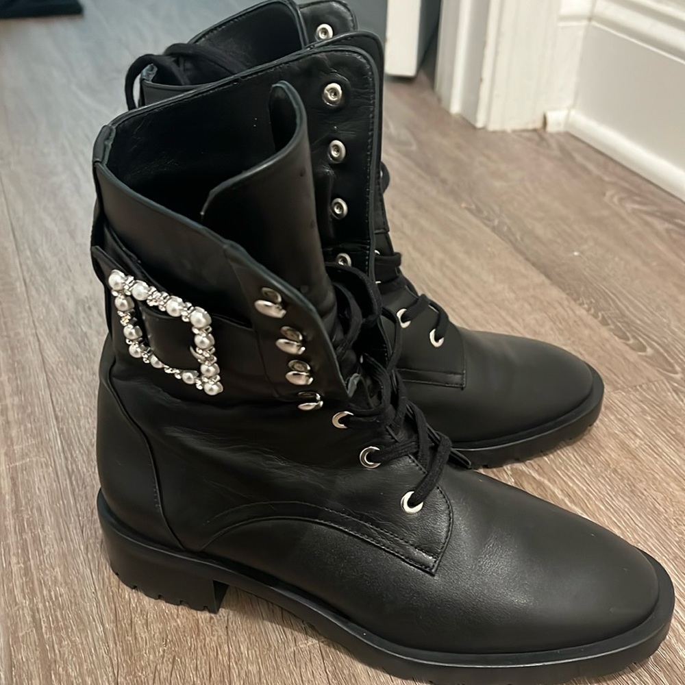 Stuart Weitzman Booties Size 36 , Worn Once. Exce… - image 1